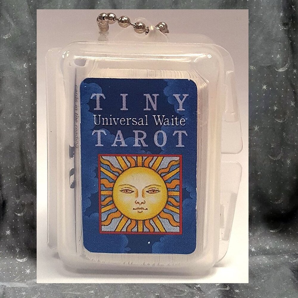 πππ²ππ‘ππ’π§ TINY UNIVERSAL WAITE TAROT CARDS Divination FortuneTelling NEW - Picture 2 of 9